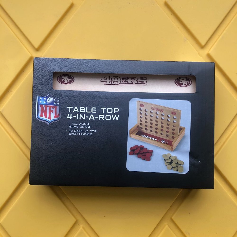 Connect Four 49ers Table Top 4 In A Row